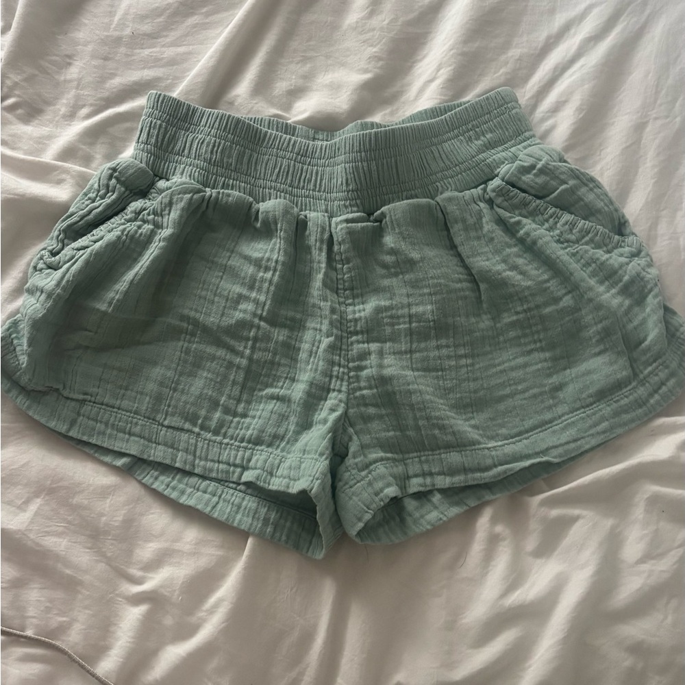 roxy linen shorts